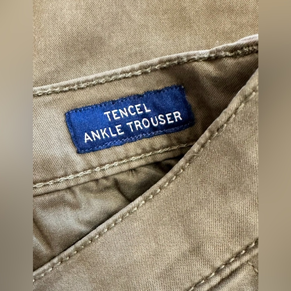 Nautica Jeans Company Tencel Ankle Trouser Pants Size 4/27 Olive Green NWT - Picture 6 of 10